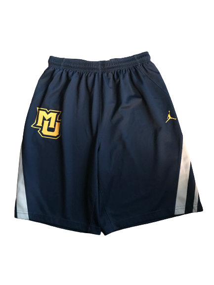 Markus Howard Marquette Basketball Team Issued Practice Shorts (Size M)