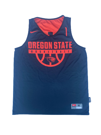 Aleah Goodman Oregon State Basketball Player Exclusive Reversible Practice Jersey (Size Women&