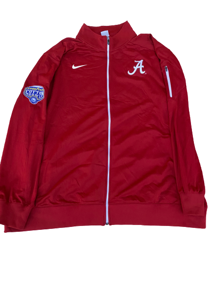 Bradley Bozeman Alabama Nike Good Year Cotton Bowl Player-Exclusive Zip-Up Jacket (Size XXXXL)