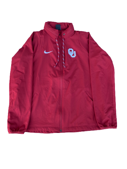 Nicole Mendes Oklahoma Softball Team Issued Jacket (Size L)