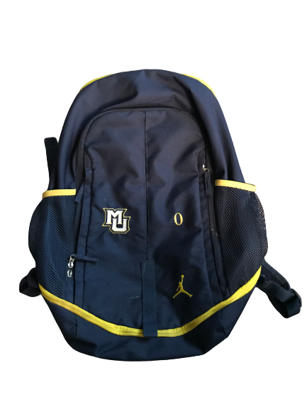 Markus Howard Marquette Basketball Team Issued Jordan Backpack With 