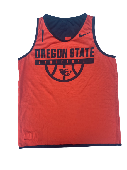 Aleah Goodman Oregon State Basketball Player Exclusive Reversible Practice Jersey (Size Women&