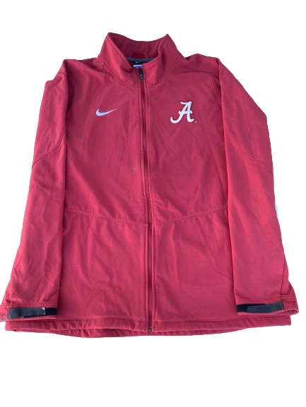 Bradley Bozeman Alabama Nike College Football Playoff Player-Exclusive Zip-Up Jacket (Size XXXXL)