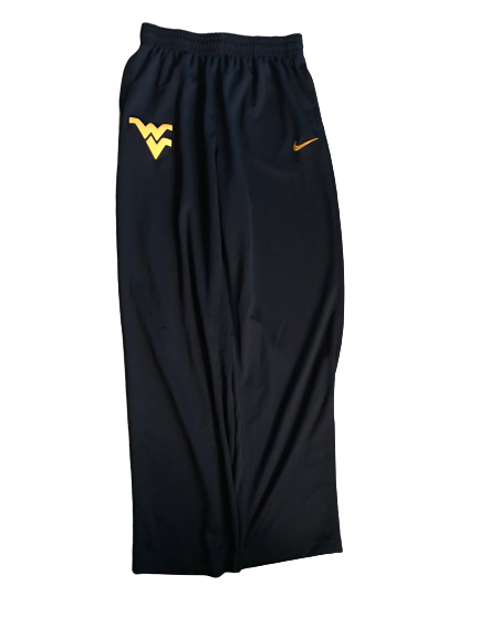 Esa Ahmad West Virginia Team Issued Warm-Up Sweatpants (Size XLT)