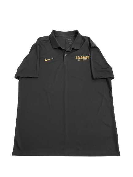 Maurice Bell Colorado Football Team-Issued Polo Shirt (Size L)