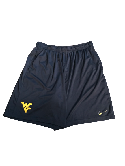 Esa Ahmad West Virginia Team Issued Nike Workout Shorts (Size XL)