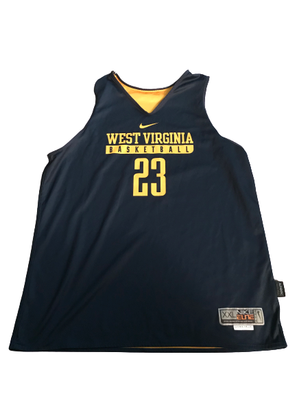 Esa Ahmad West Virginia Reversible Practice Jersey (Size XXL)
