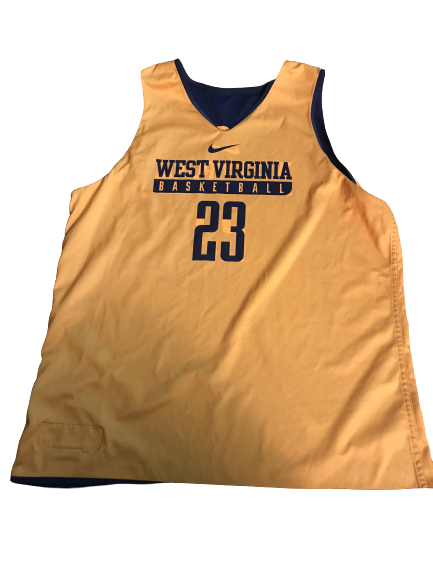 Esa Ahmad West Virginia Reversible Practice Jersey (Size XXL)