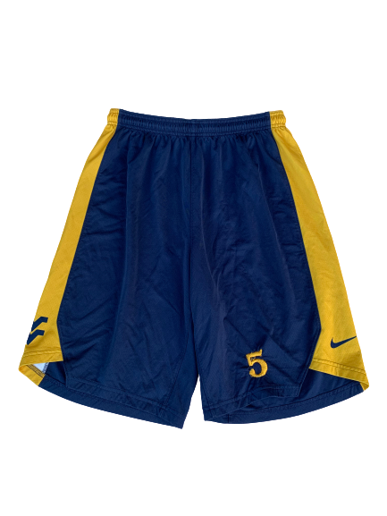 Logan Routt West Virginia Basketball Nike Practice Shorts (Size L)