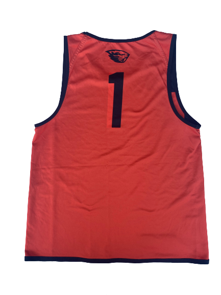 Aleah Goodman Oregon State Basketball Player Exclusive Reversible Practice Jersey (Size Women&