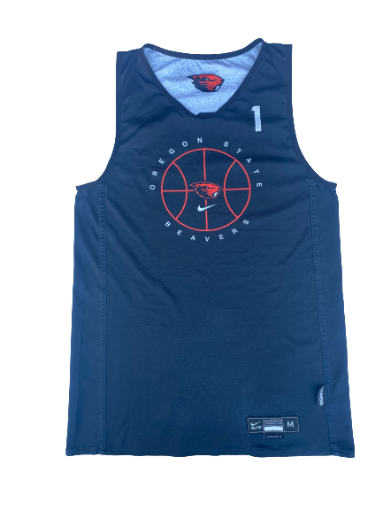 Aleah Goodman Oregon State Basketball Player Exclusive Reversible Practice Jersey (Size Women&