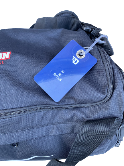 Ibi Watson Dayton Basketball Team Issued Travel Duffel Bag with Travel Tag