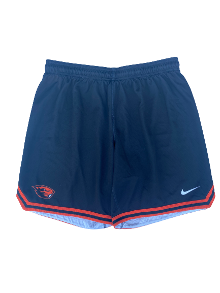 Aleah Goodman Oregon State Basketball Player Exclusive Practice Shorts (Size Women&