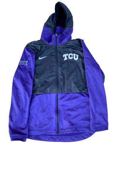 Desmond Bane TCU Team Issued Full-Zip Jacket (Size L)