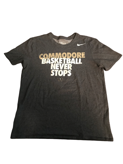Riley LaChance Vanderbilt Basketball Team Issued T-Shirt (Size L)