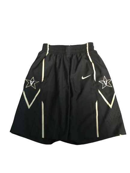 Riley LaChance Vanderbilt Basketball 2017-2018 Game Worn Shorts (Size 36)