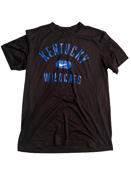 Davion Mintz Kentucky Basketball Team Issued Workout Shirt (Size L)