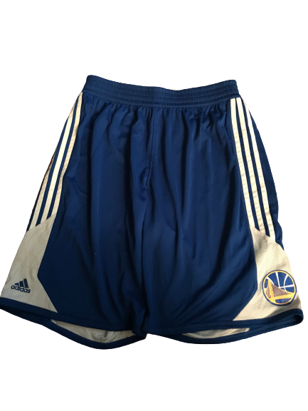 Riley LaChance Golden State Warriors Team Issued Workout Shorts (Size XXL)