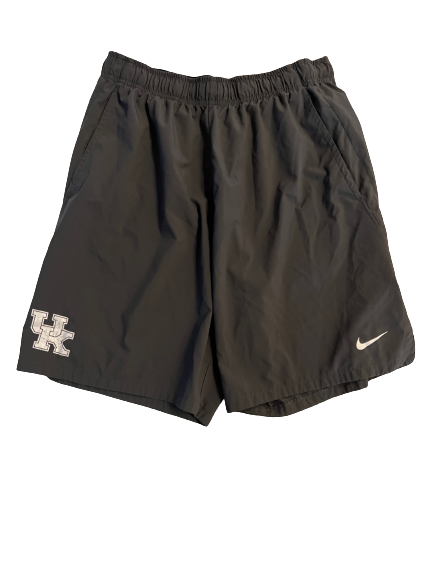 Davion Mintz Kentucky Basketball Team Issued Workout Shorts (Size L)