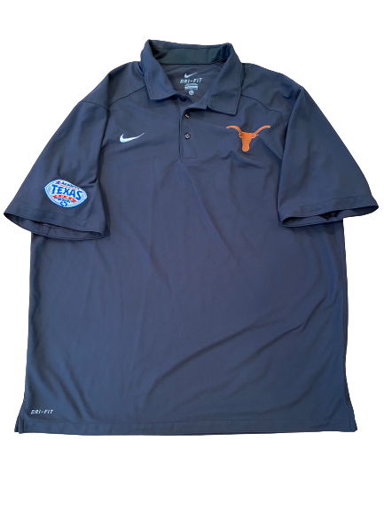 Tim Yoder Texas Football Team Issued "Texas Bowl" Polo Shirt (Size XL)