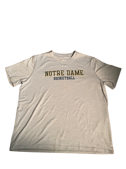 Rex Pflueger Notre Dame Basketball Team Issued Workout Shirt (Size XL)