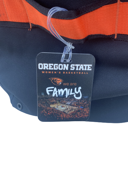 Aleah Goodman Oregon State Basketball Team Issued Travel Duffel Bag
