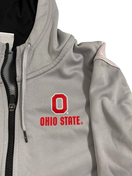 Kylie Murr Ohio State Volleyball Team-Issued Zip-Up Jacket (Size L)