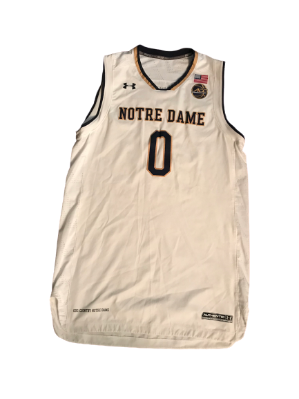 Rex Pflueger Notre Dame Signed Game Worn Jersey