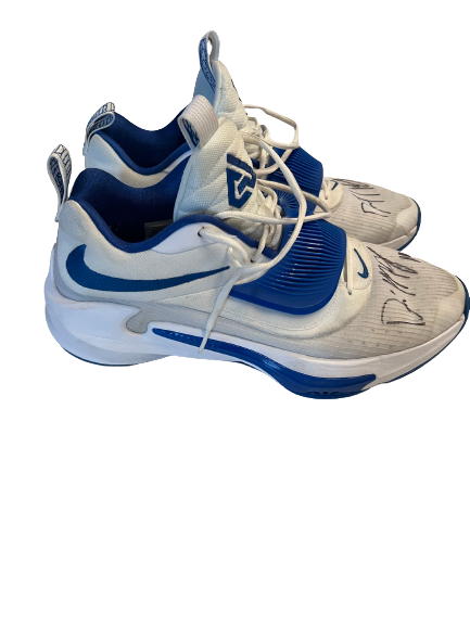 Davion Mintz Kentucky Basketball SIGNED PLAYER EXCLUSIVE GAME WORN Shoes (Size 13) - Photo Matched