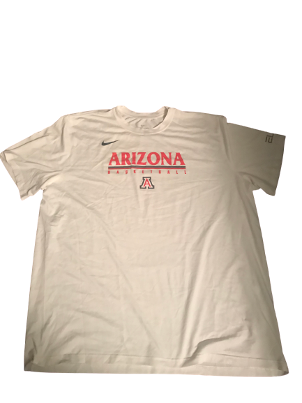 Jake DesJardins Arizona Basketball Team Issued Workout Shirt (Size XXL)
