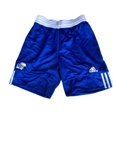 Marcus Garrett Kansas Basketball Team Issued Workout Shorts (Size M)