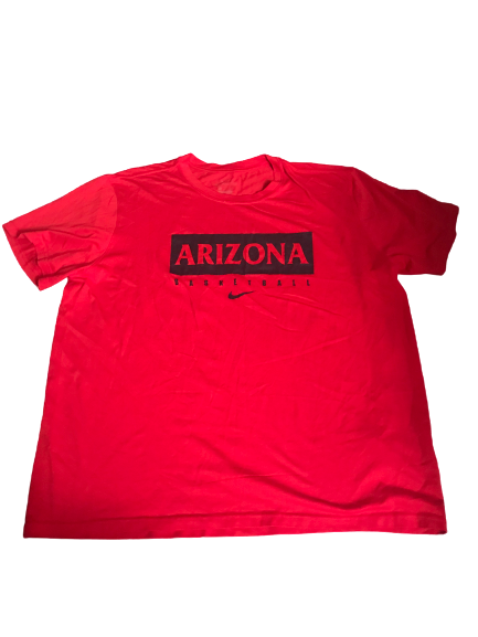 Jake DesJardins Arizona Basketball Team Issued Workout Shirt (Size XL)
