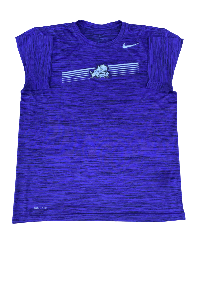 Desmond Bane TCU Team Issued Workout Shirt (Size L)
