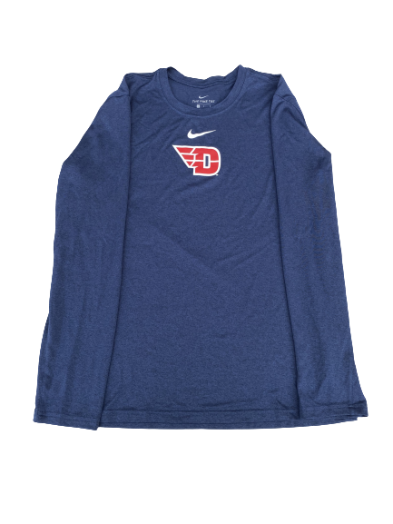 Ibi Watson Dayton Basketball Team Issued Long Sleeve Workout Shirt (Size L)