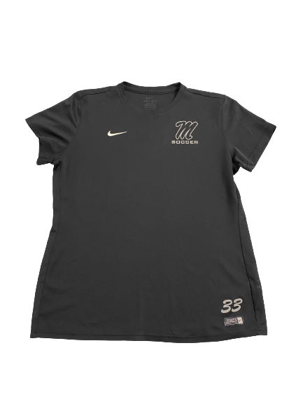 Molly Martin Ole Miss Soccer Team-Issued T-Shirt With 