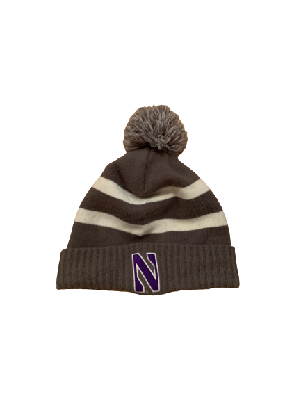 Nik Urban Northwestern Football Team Issued Beanie Hat
