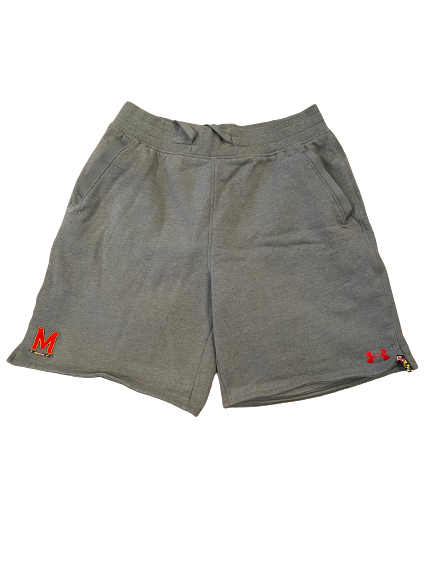 Keandre Jones Maryland Football Team Exclusive Sweat Shorts (Size L)