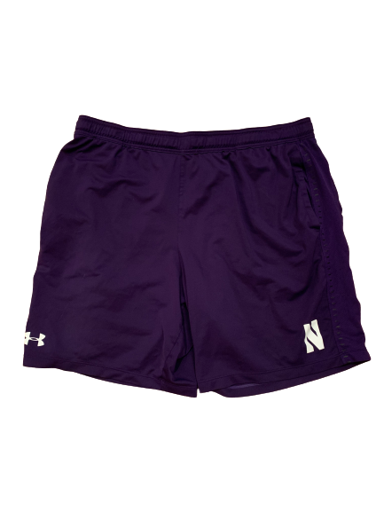 Nik Urban Northwestern Football Team Issued Shorts (Size XXL)