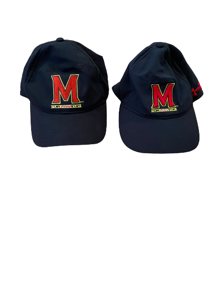 Keandre Jones Set of (2) Team Issued Maryland Hats