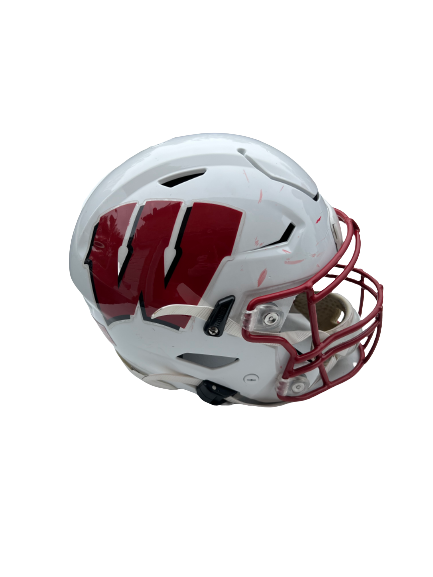 John Chenal Wisconsin Football Riddell Speedflex Precision Helmet