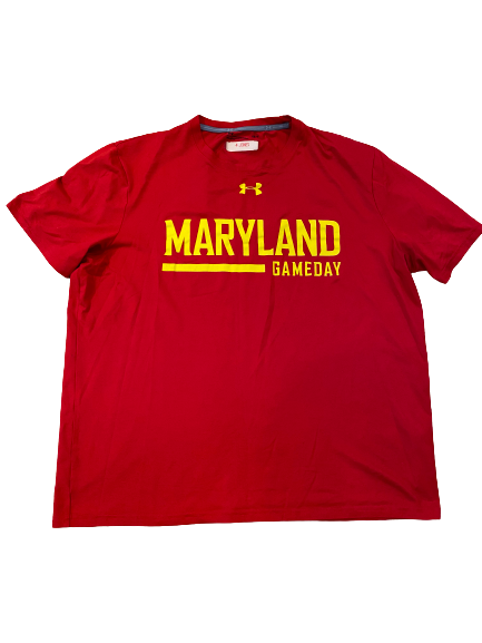 Keandre Jones Maryland Football Player Exclusive Gameday Shirt (Size L)