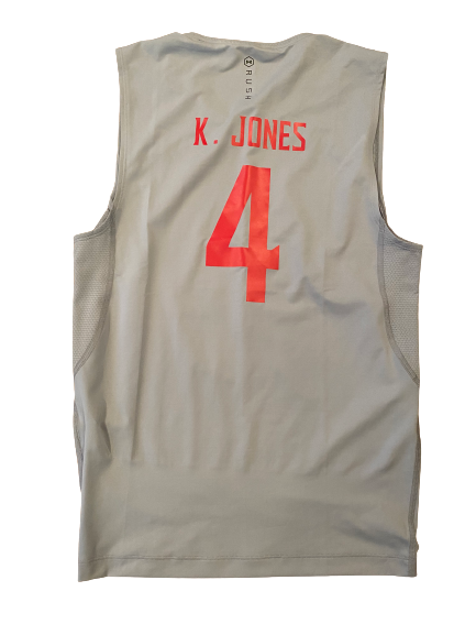 Keandre Jones Maryland Football Player Exclusive Pro Day Tank (Size L)