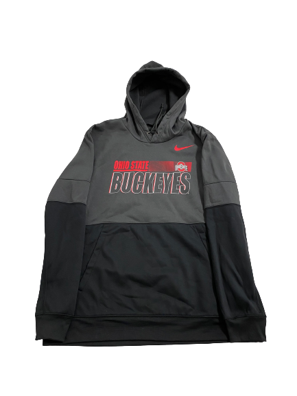 Coach Day Ohio State Football Hoodie With Label (Received from Justin Fields)(Size XL)