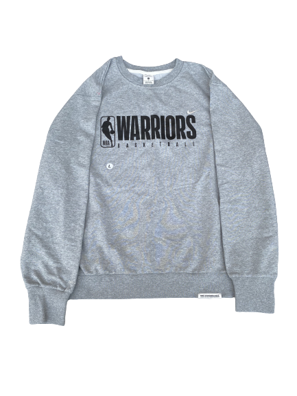 Jordan Schakel Golden State Warriors Team Issued Crew Neck Sweatshirt (Size L)