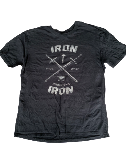 Makai Mason Baylor Basketball "Iron Sharpens Iron" PE NIKE T-Shirt (Size L)