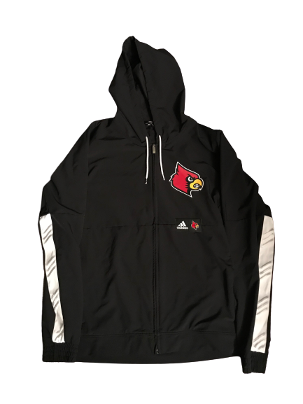 Jordan Nwora Louisville Adidas Team Issued Jacket (Size XL)