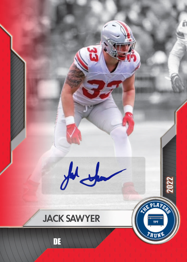 Jack Sawyer SIGNED 1st Edition 2022 Trading Card *RARE* Color Match (