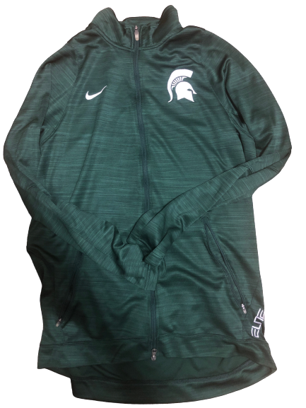Kyle Ahrens Michigan State NIKE Spring Jacket (Size XLT)