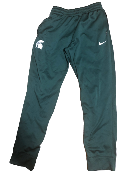 Kyle Ahrens Michigan State Team Issued NIKE Joggers (Size XL)
