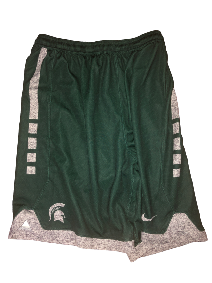 Kyle Ahrens Michigan State NIKE Practice Shorts (Size XL)